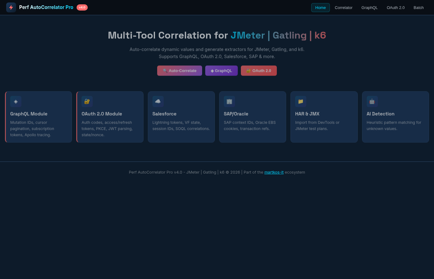 Perf AutoCorrelator Pro - Multi-Tool Correlation